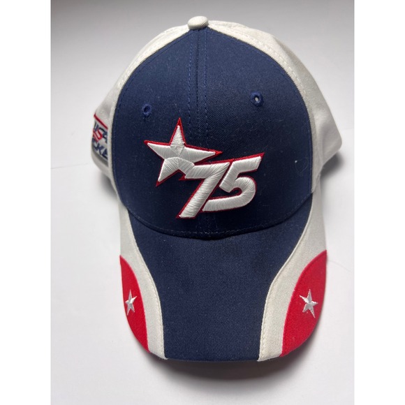 USA Hockey Other - USA Hockey Baseball Cap Uni Adjustable Navy White Red 75 Years Miracles On Ice